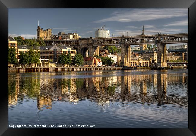 Newcastle Upon Tyne Framed Print by Ray Pritchard