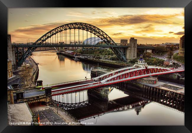 Early Morning in Newcastle Framed Print by Ray Pritchard