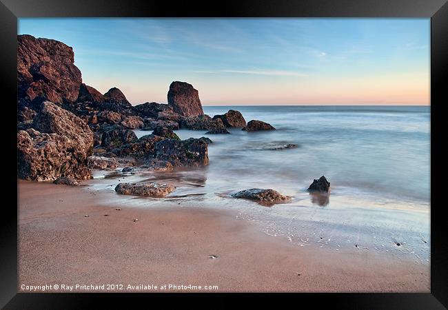 Trow Rocks Framed Print by Ray Pritchard