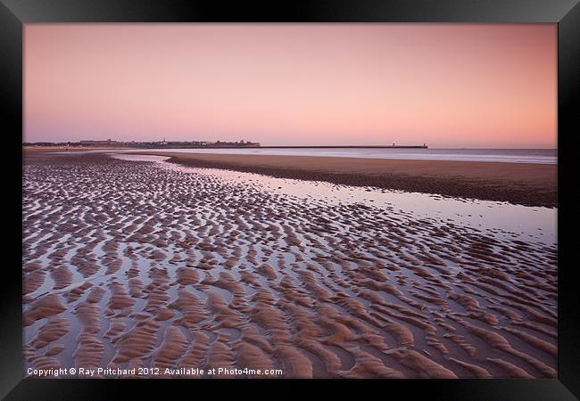 South Shields Beach Framed Print by Ray Pritchard