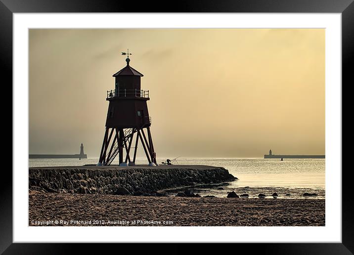 Early Morning at South Shields Framed Mounted Print by Ray Pritchard