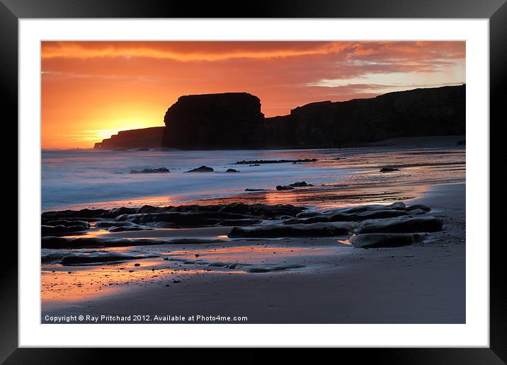 Sunrise Framed Mounted Print by Ray Pritchard