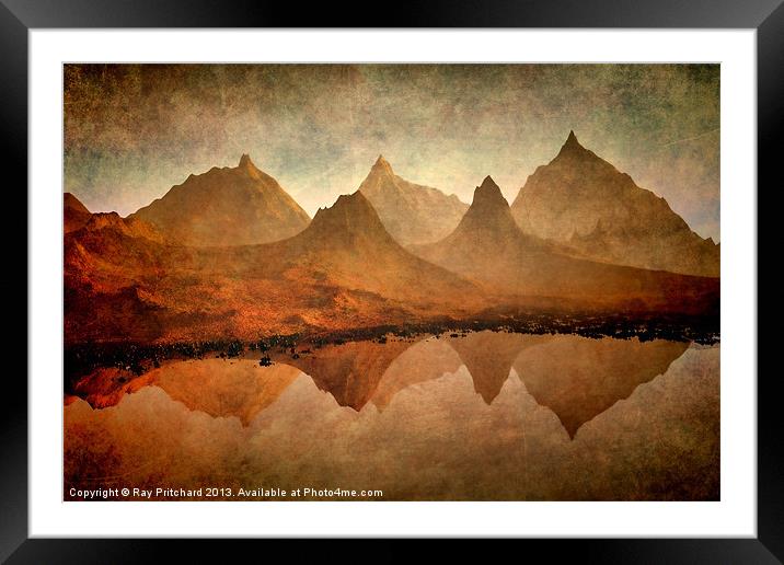 Bryce Landscape Framed Mounted Print by Ray Pritchard
