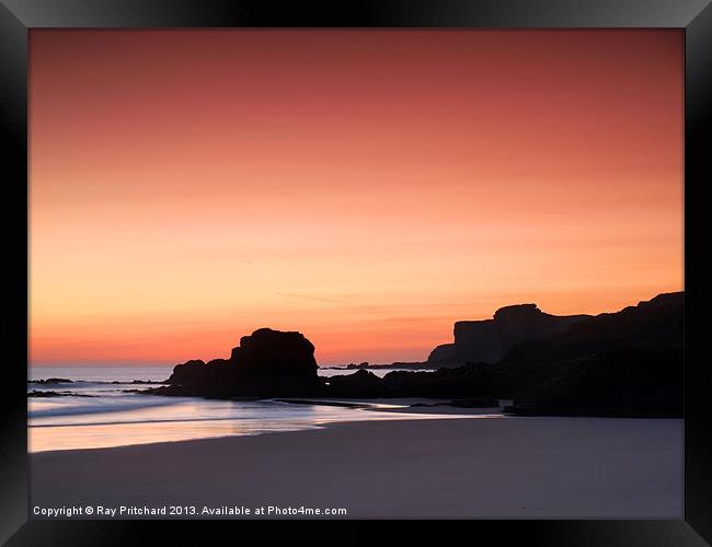 South Shields Beach Framed Print by Ray Pritchard