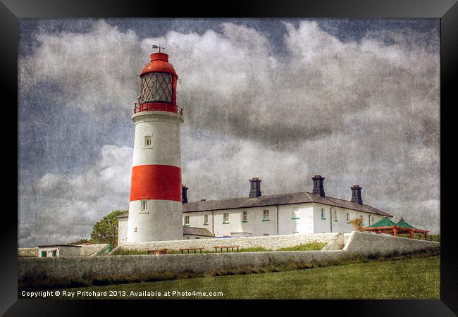 Souter Lighthouse Framed Print by Ray Pritchard