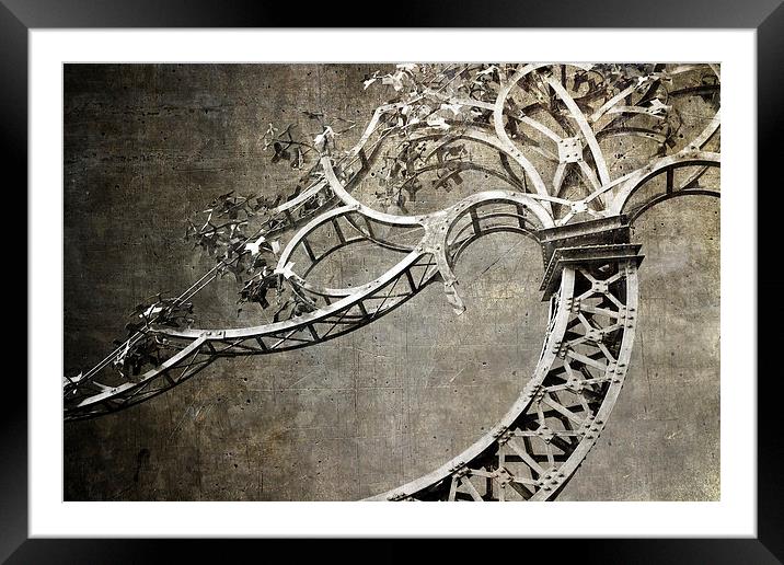 Metal Tree Framed Mounted Print by Ray Pritchard