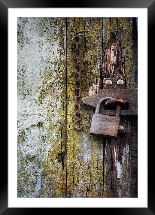 Vintage Train Textures Framed Mounted Print by Ray Pritchard