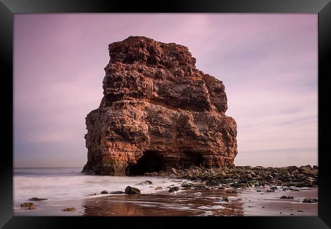 Marsden Rock Framed Print by Ray Pritchard