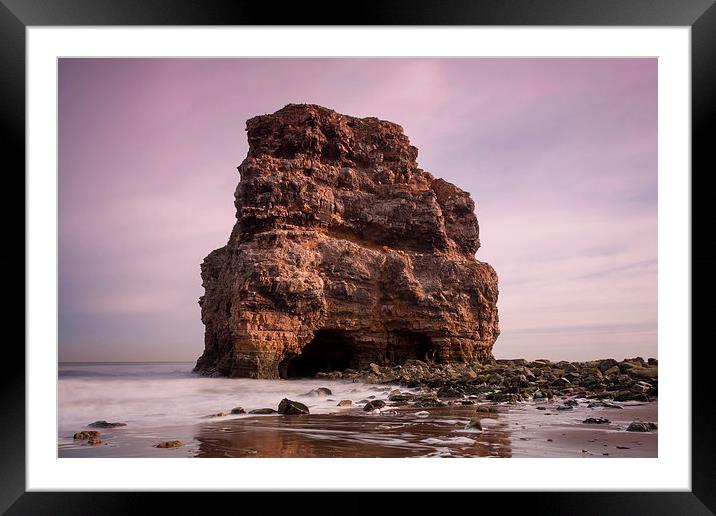 Marsden Rock Framed Mounted Print by Ray Pritchard