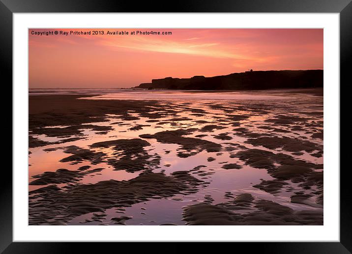 Trow Rocks Framed Mounted Print by Ray Pritchard