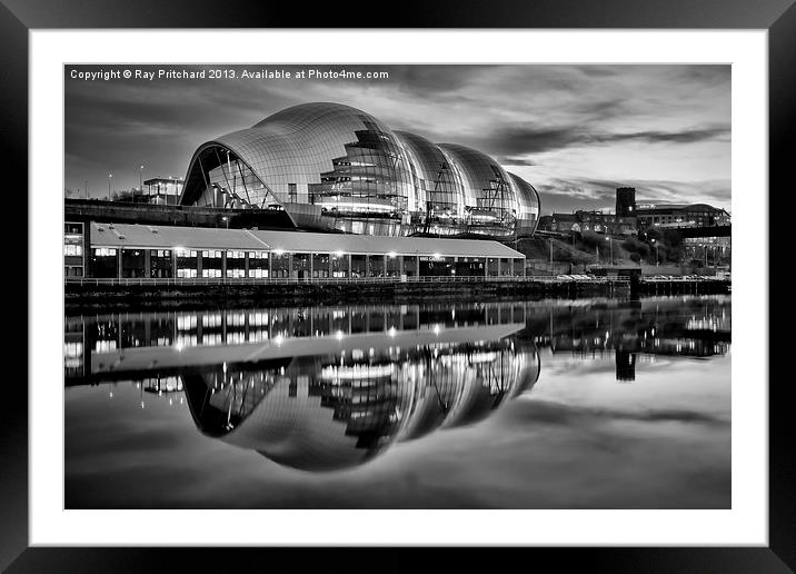 The Sage in Gateshead Framed Mounted Print by Ray Pritchard