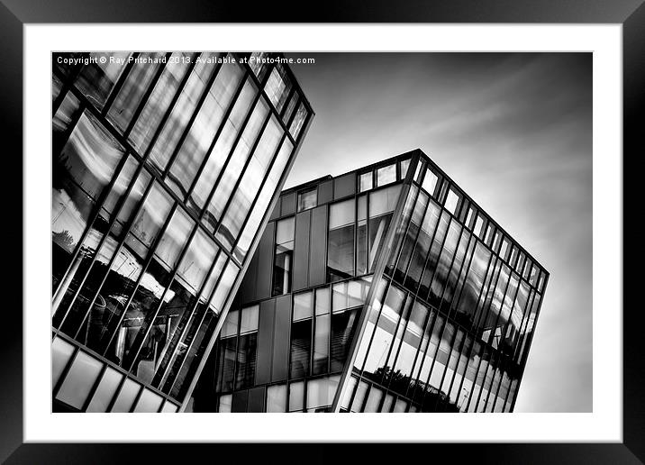 BT Building South Shields Framed Mounted Print by Ray Pritchard