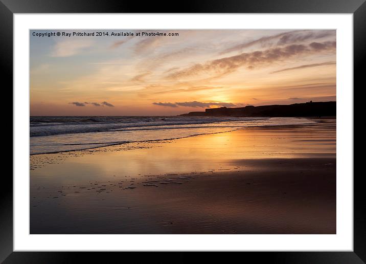 First Sunrise of 2014 Framed Mounted Print by Ray Pritchard