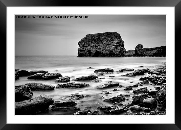 Marsden Bay Framed Mounted Print by Ray Pritchard