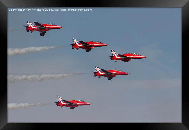  The Red Arrows Framed Print by Ray Pritchard