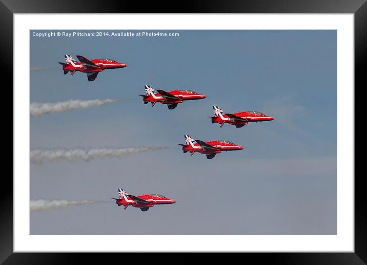  The Red Arrows Framed Mounted Print by Ray Pritchard