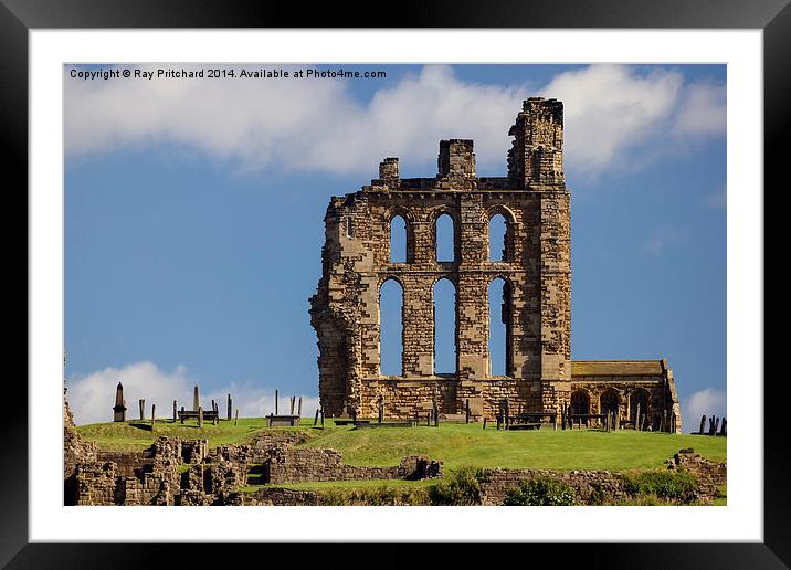  Tynemouth Priory Framed Mounted Print by Ray Pritchard