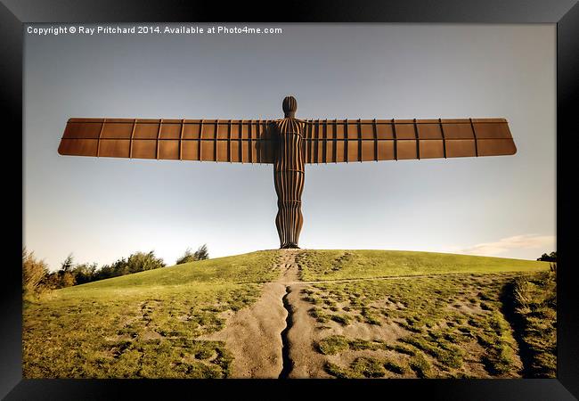  Angel Of The North Framed Print by Ray Pritchard