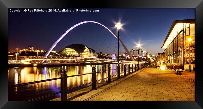  Newcastle Quayside Framed Print by Ray Pritchard