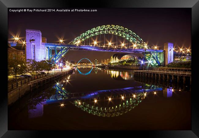  Tyne Bridge Framed Print by Ray Pritchard