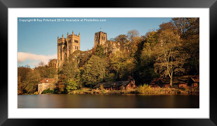  Durham Cathedral Framed Mounted Print by Ray Pritchard