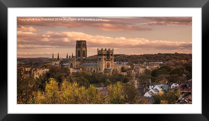  Durham Cathedral  Framed Mounted Print by Ray Pritchard