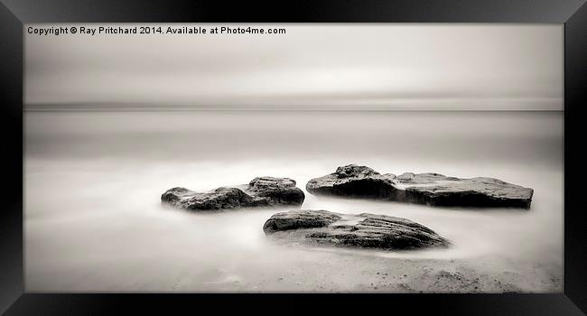  Water and Rocks Framed Print by Ray Pritchard