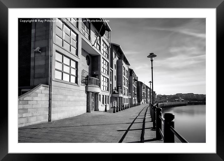  Newcastle Quayside  Framed Mounted Print by Ray Pritchard