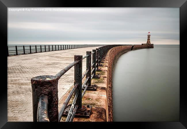  Roker Pier Framed Print by Ray Pritchard