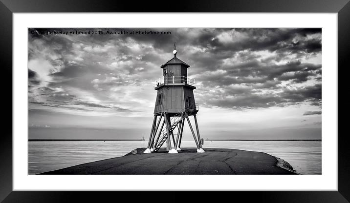 Herd Lighthouse Framed Mounted Print by Ray Pritchard