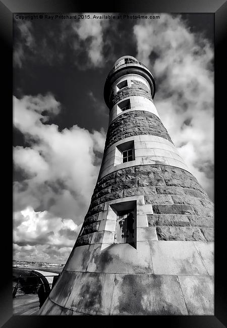  Roker Lighthouse Framed Print by Ray Pritchard