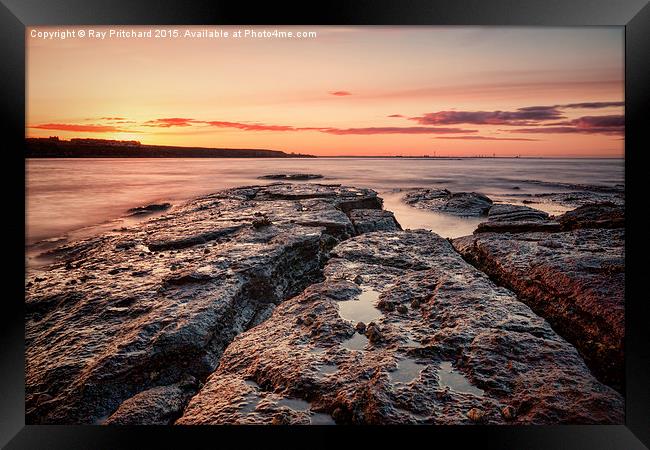  Sunset At St Marys Framed Print by Ray Pritchard