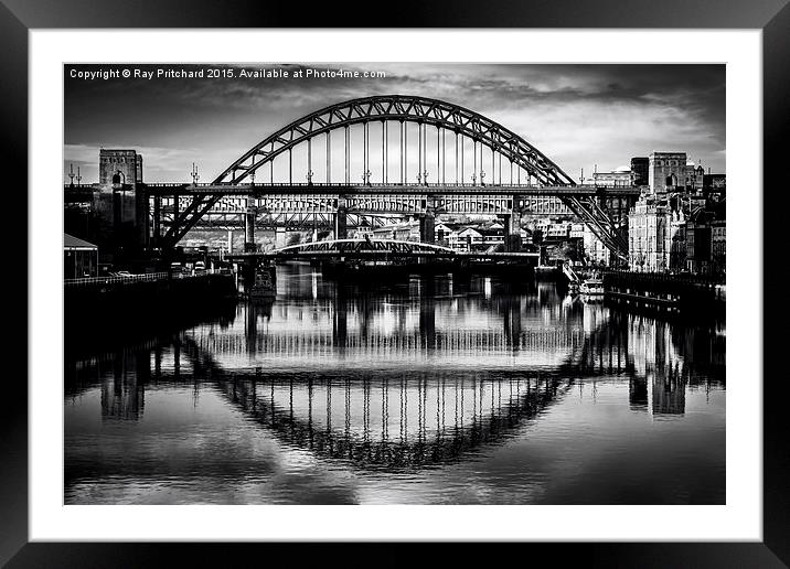  Toon Bridge Framed Mounted Print by Ray Pritchard