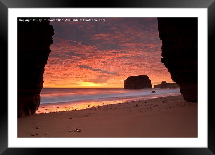  Sunrise At Marsden Framed Mounted Print by Ray Pritchard