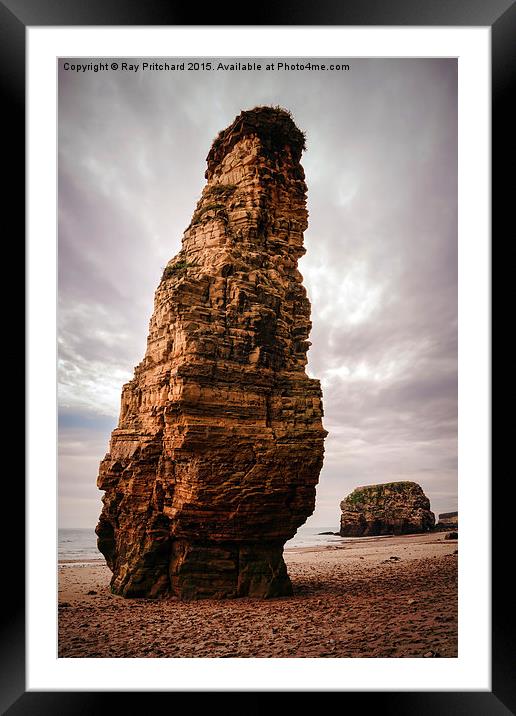  Lots Wife and Marsden Rock Framed Mounted Print by Ray Pritchard