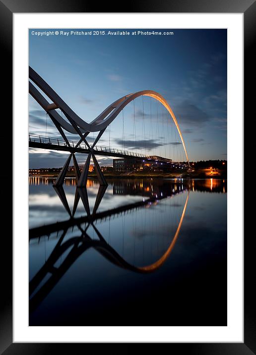  Infinity Bridge Framed Mounted Print by Ray Pritchard