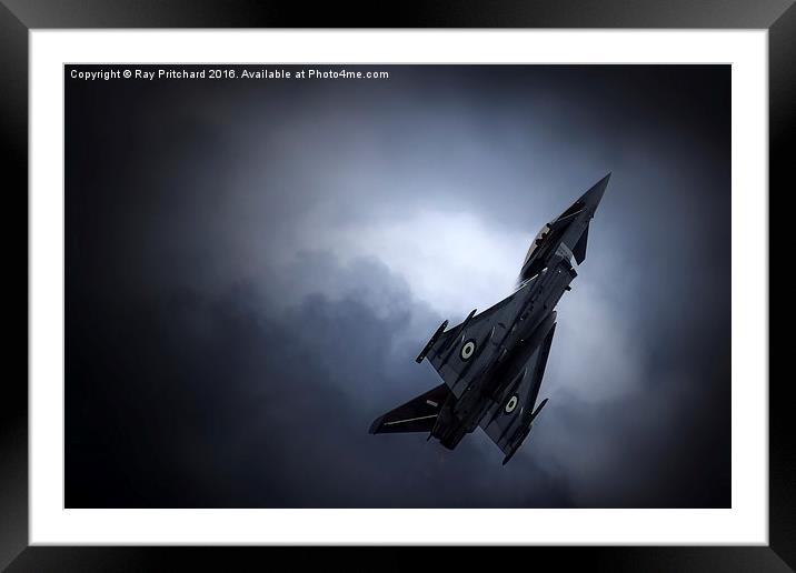  Eurofighter Typhoon Framed Mounted Print by Ray Pritchard