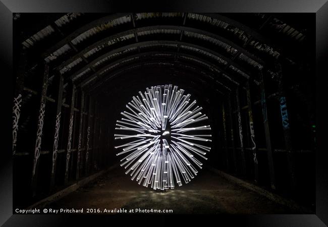 Spikey Orb Framed Print by Ray Pritchard