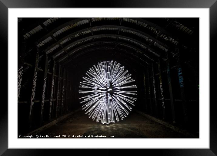 Spikey Orb Framed Mounted Print by Ray Pritchard