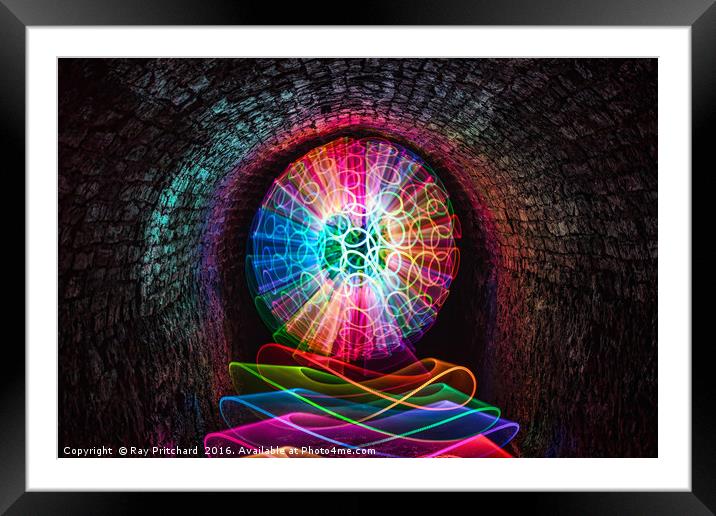 Ball of Light Underground Framed Mounted Print by Ray Pritchard