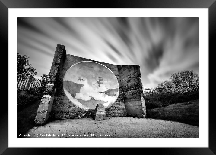 Fulwell Sound Mirror Framed Mounted Print by Ray Pritchard