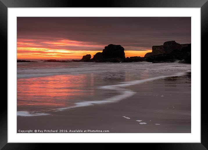 Sunrise at Shields  Framed Mounted Print by Ray Pritchard