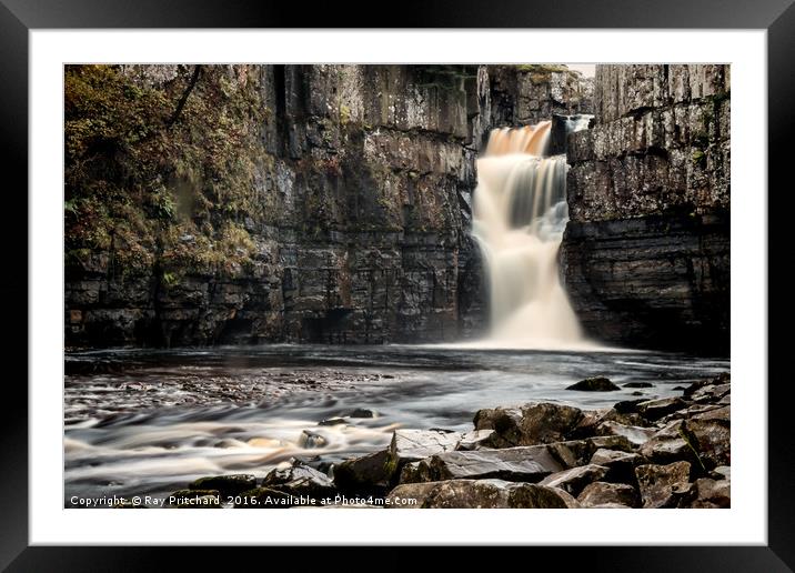 High Force Framed Mounted Print by Ray Pritchard