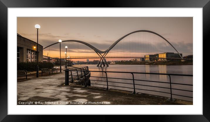 Infinity Bridge  Framed Mounted Print by Ray Pritchard