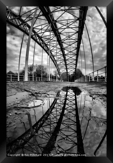 Wylam Railway Bridge Framed Print by Ray Pritchard