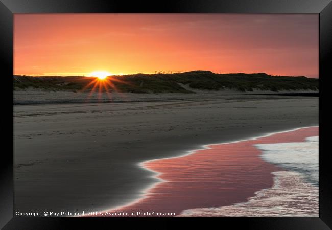 Hartlepool Sunset Framed Print by Ray Pritchard