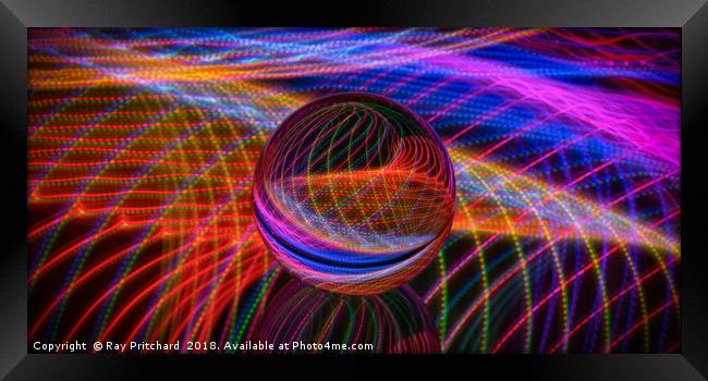 Art with Light Framed Print by Ray Pritchard