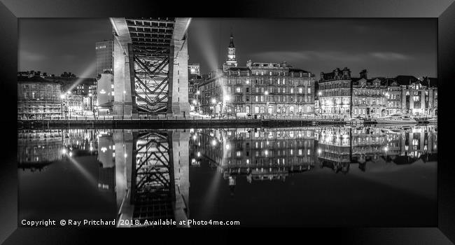 Newcastle Quayside Framed Print by Ray Pritchard