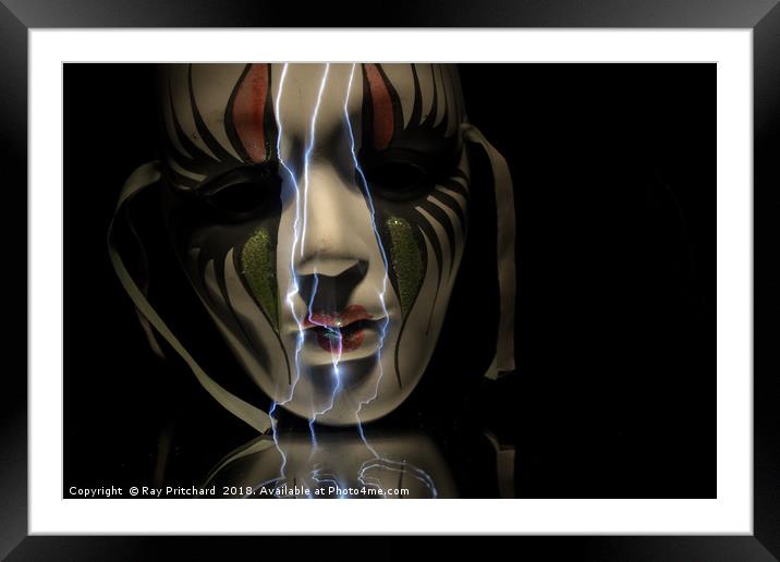 Masquerade Framed Mounted Print by Ray Pritchard
