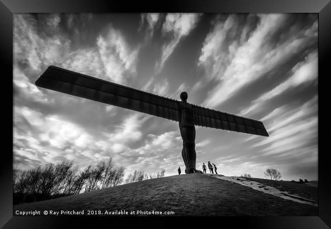 Angel of the North  Framed Print by Ray Pritchard